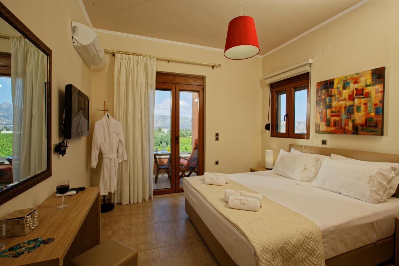Cretan Vineyard Hill Villa Kato Kalesia Esterno foto