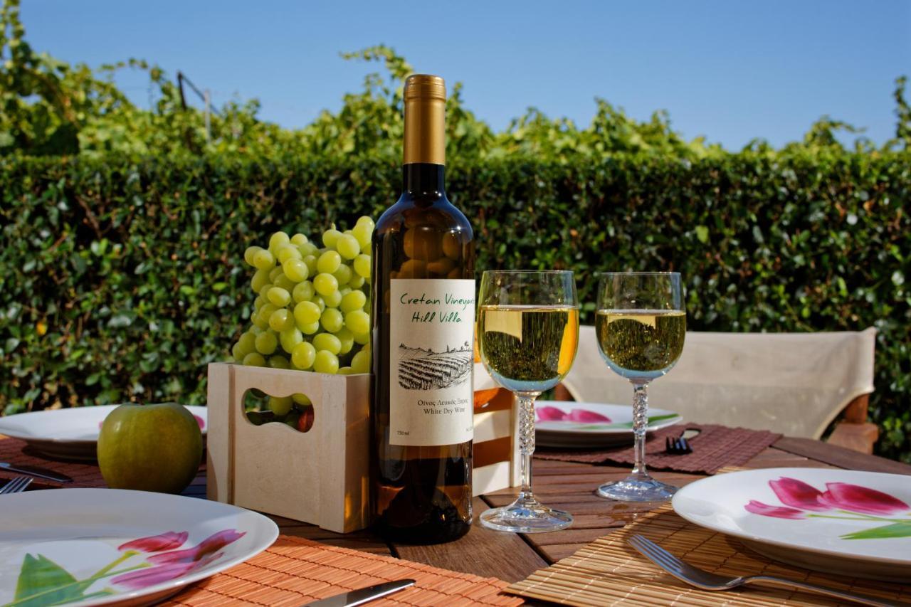 Cretan Vineyard Hill Villa Kato Kalesia Esterno foto