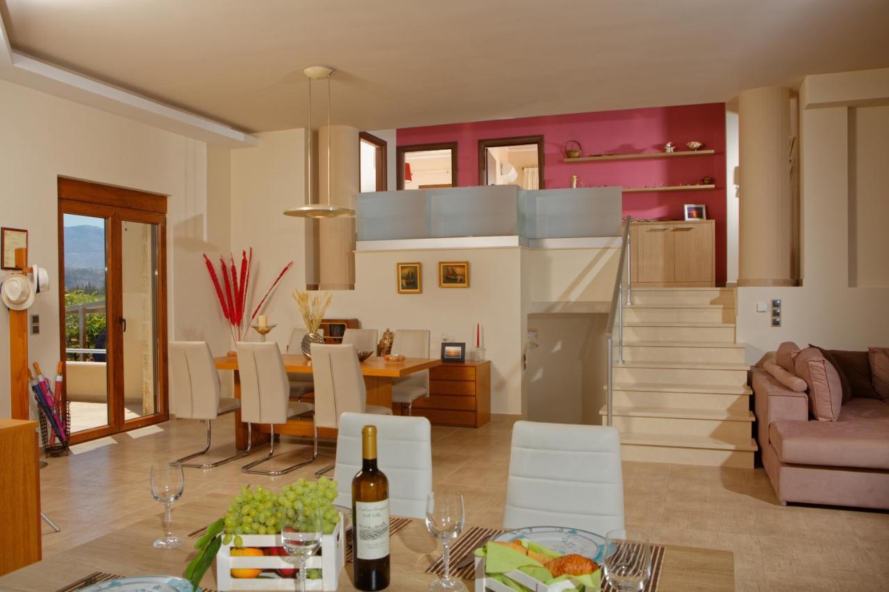 Cretan Vineyard Hill Villa Kato Kalesia Esterno foto